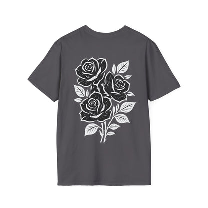 Elegant Floral Rose T-Shirt, Unisex Tee, Casual Wear, Summer Outfit, Unique Design