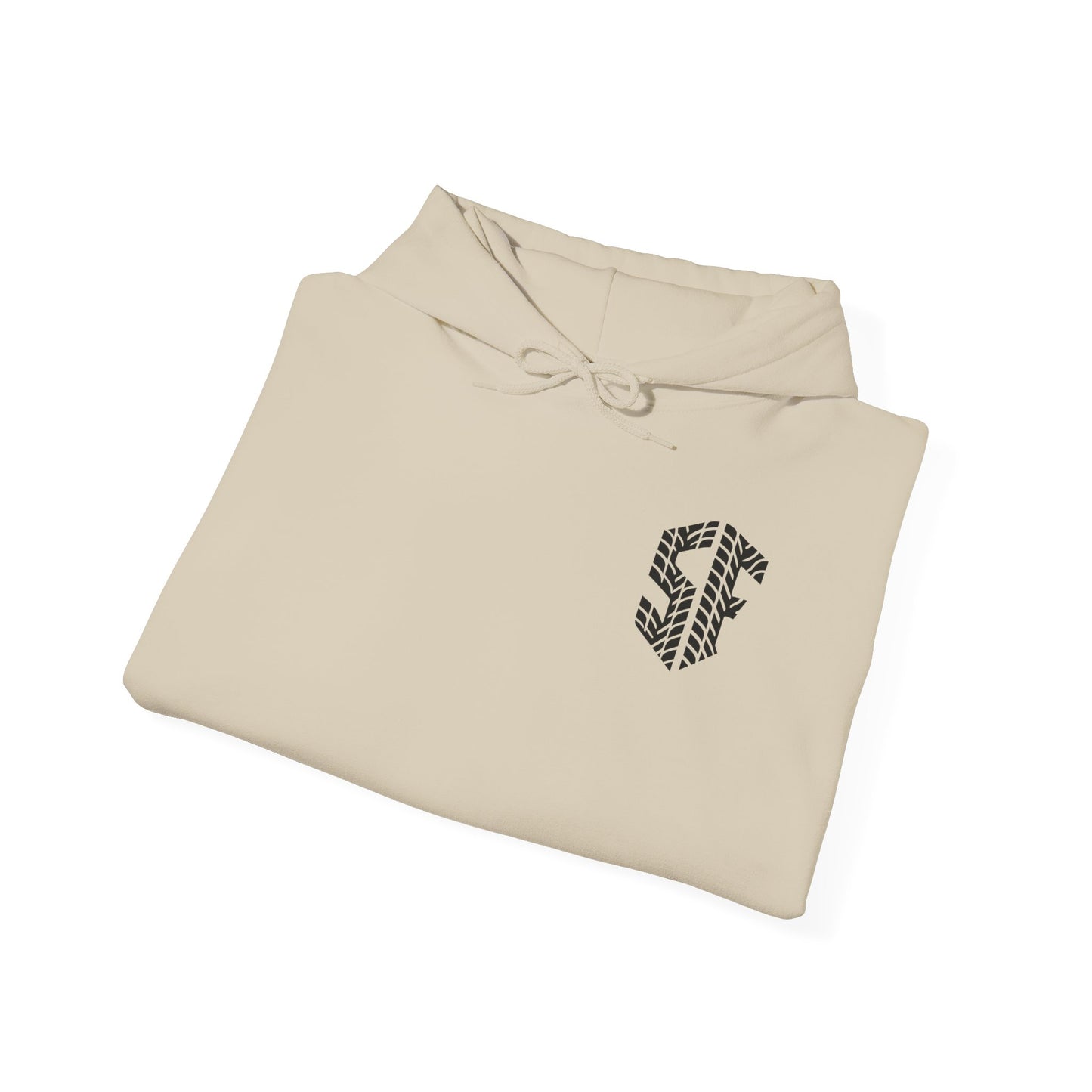 Beige SteezForge Logo Hoodie