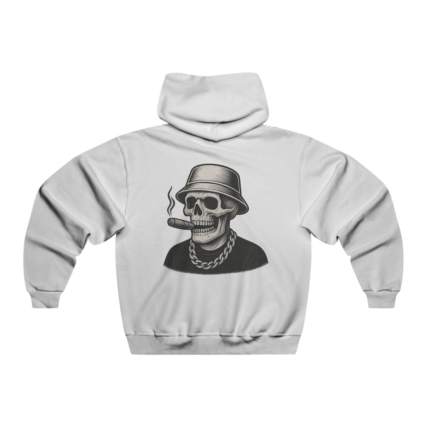 Smoking skull hoodie