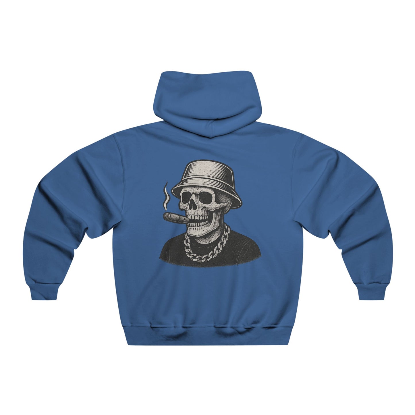 Smoking skull hoodie
