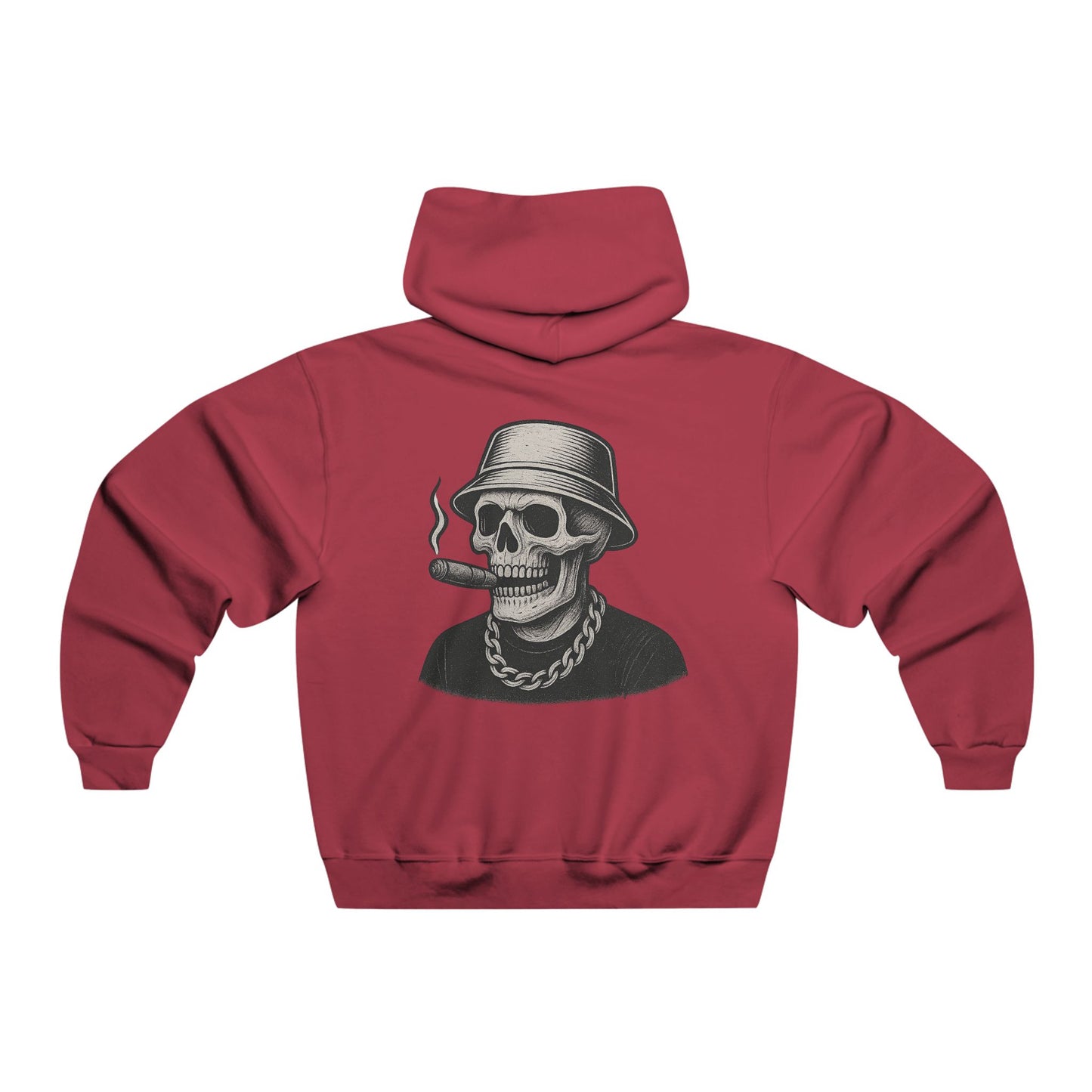 Smoking skull hoodie