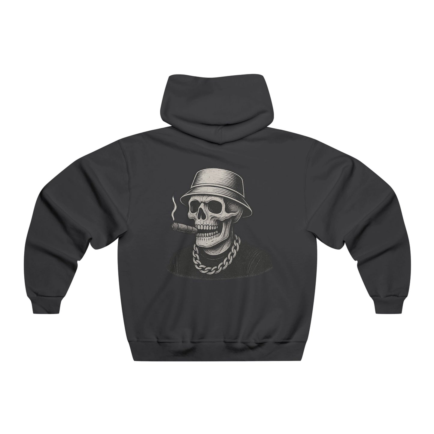 Smoking skull hoodie