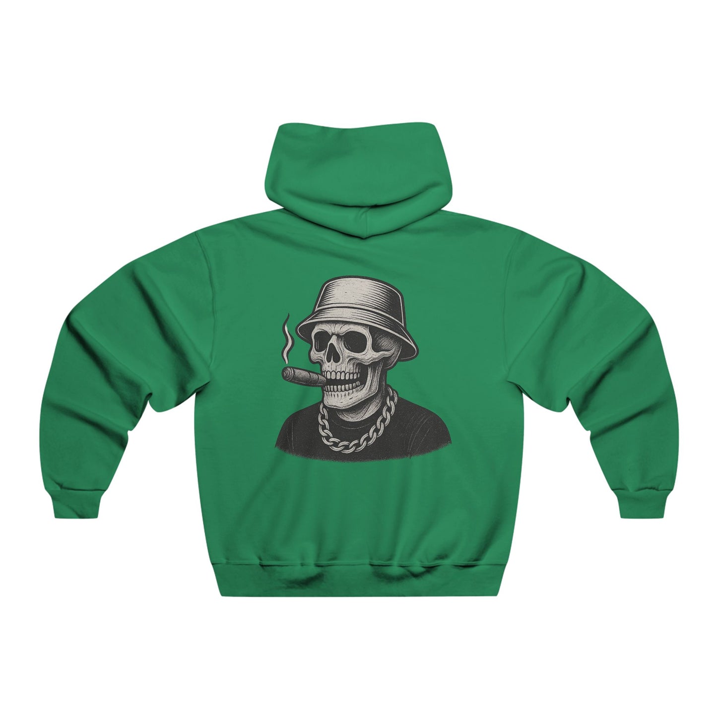 Smoking skull hoodie