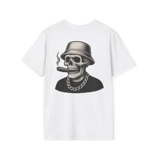 Cool Skull Graphic Tee for Trendsetters - Unisex Softstyle T-Shirt, Casual Summer