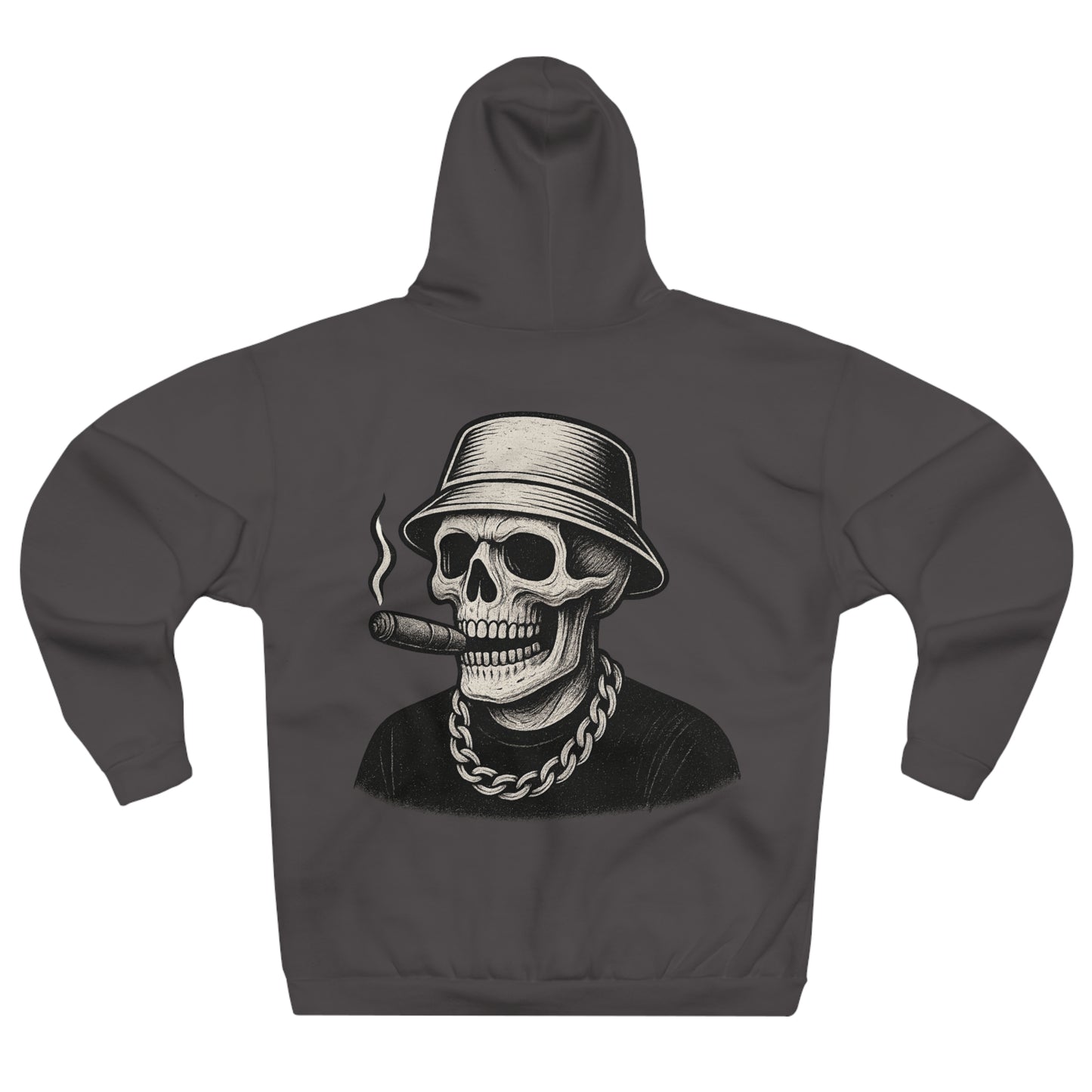Cool Skull Graphic, Unisex Pullover Hoodie, Casual Streetwear