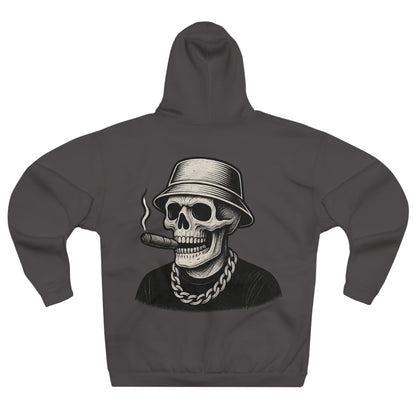 Cool Skull Graphic, Unisex Pullover Hoodie, Casual Streetwear