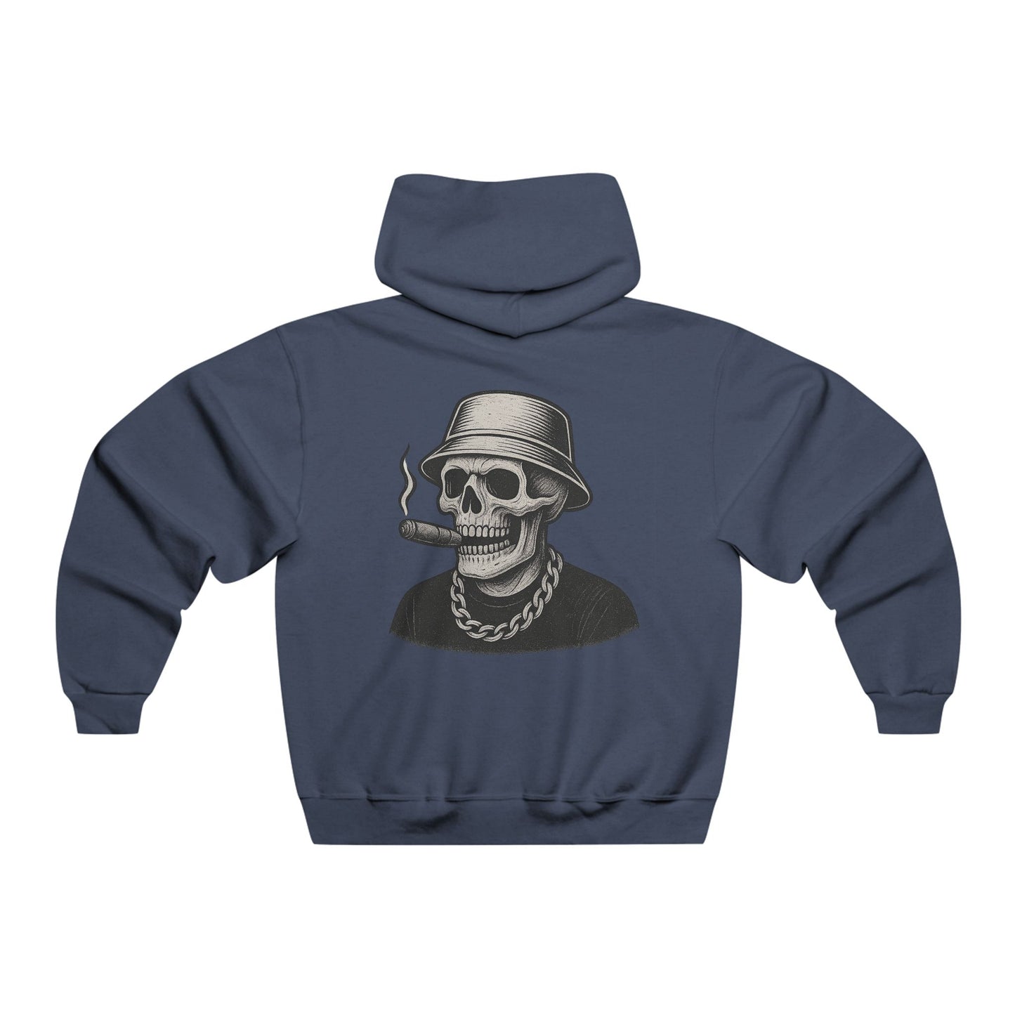 Smoking skull hoodie