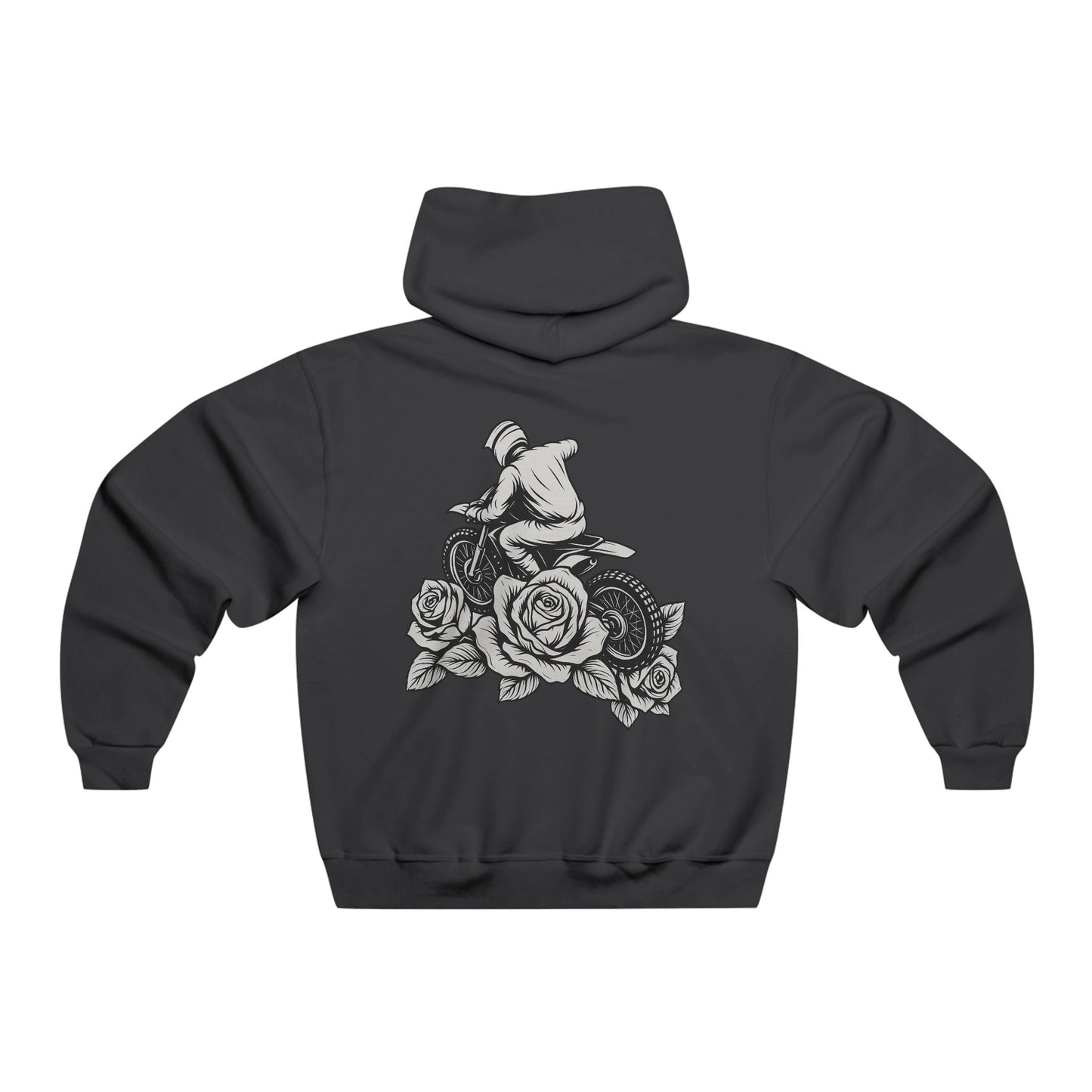 Dirtbike and roses hoodie