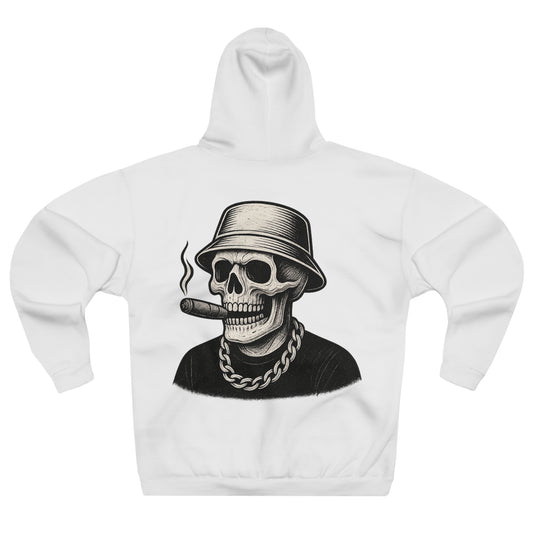 Cool Skull Graphic, Unisex Pullover Hoodie, Casual Streetwear