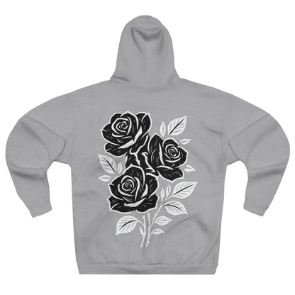 Elegant Floral Unisex Hoodie - Cozy Graphic Sweatshirt, Casual Attire