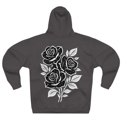 Elegant Floral Unisex Hoodie - Cozy Graphic Sweatshirt, Casual Attire