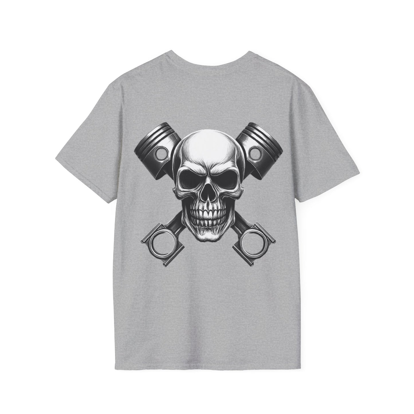 Skull and pistons t-shirt